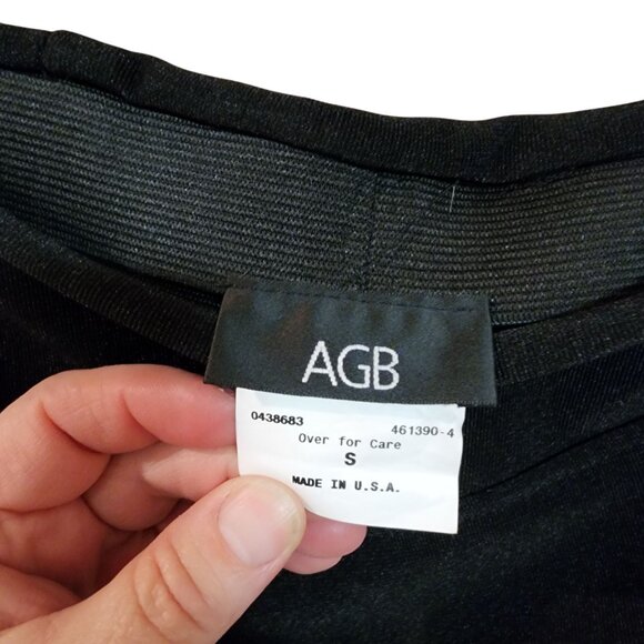 AGB Womens Black Knee-Length Pencil Skirt Size S - Picture 3 of 3